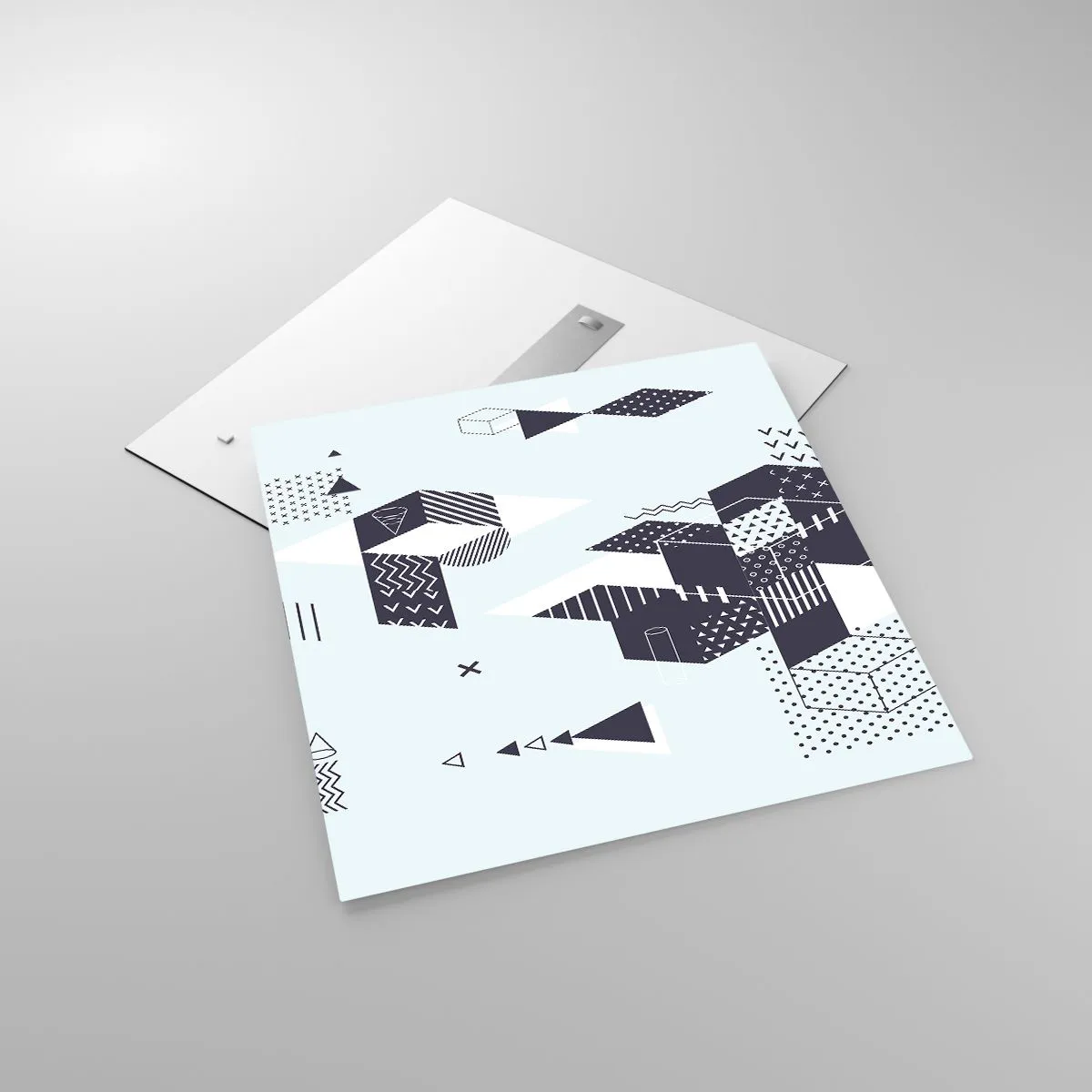 Impression sur verre - Image sur verre - Dans l'âme d'un mathématicien - 70x70 cm