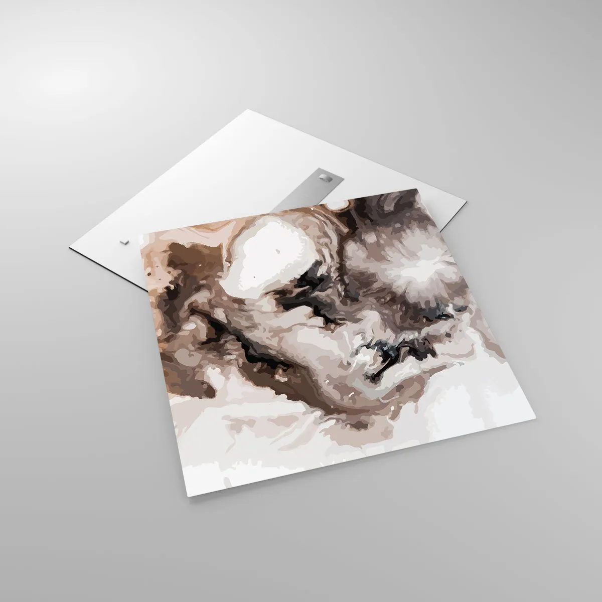 Cuadro sobre vidrio - Impresiones sobre Vidrio - El nacimiento de una galaxia - 70x70 cm