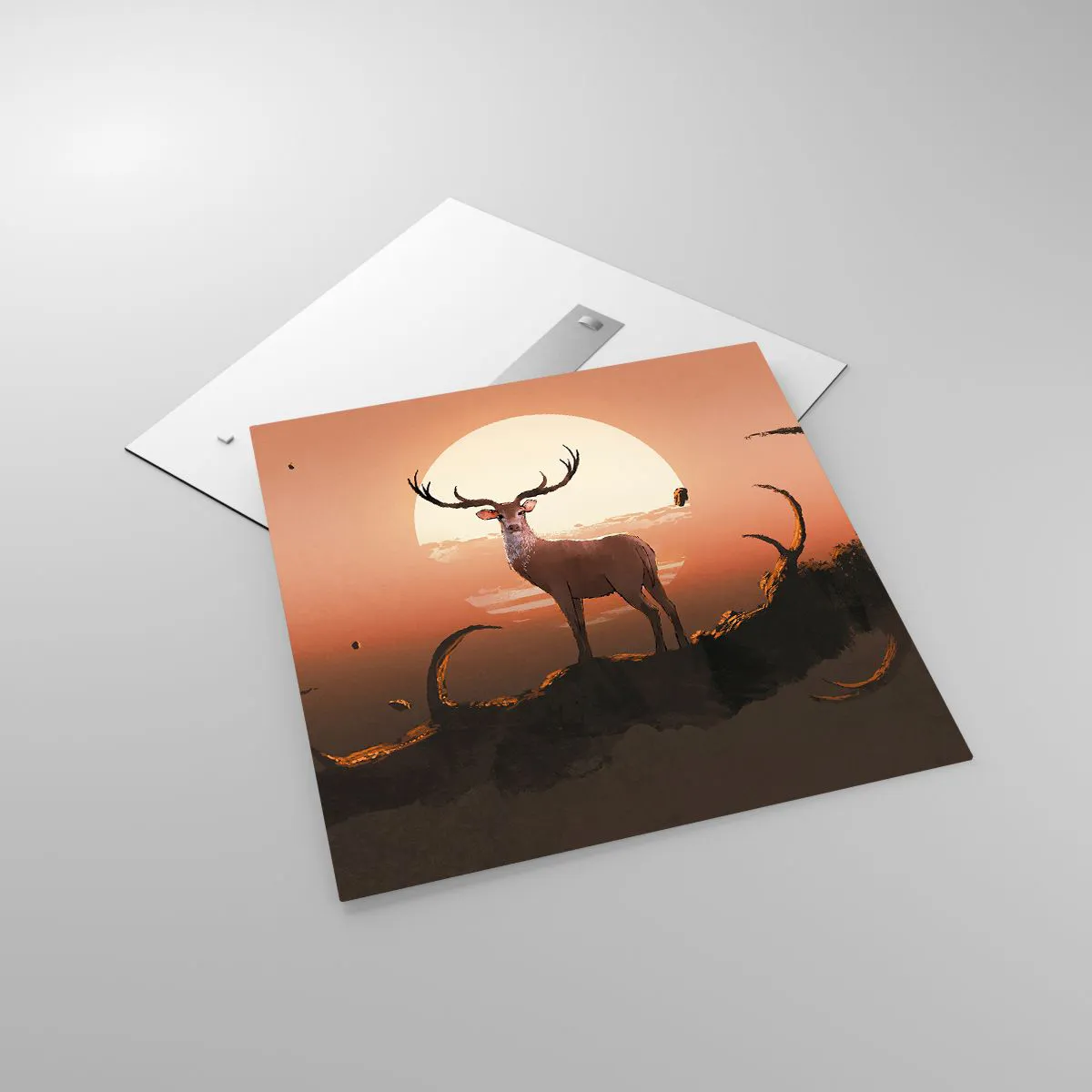 Impression sur verre - Image sur verre - Cette nuit ne ressemble à aucune autre - 70x70 cm