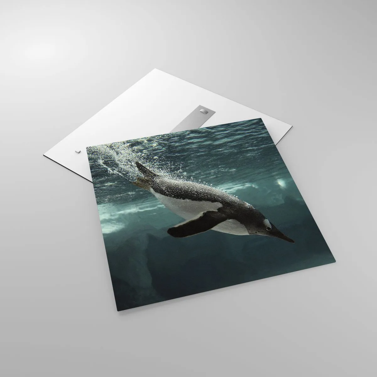 Quadro su vetro - Benvenuto nel mio mondo - 70x70 cm