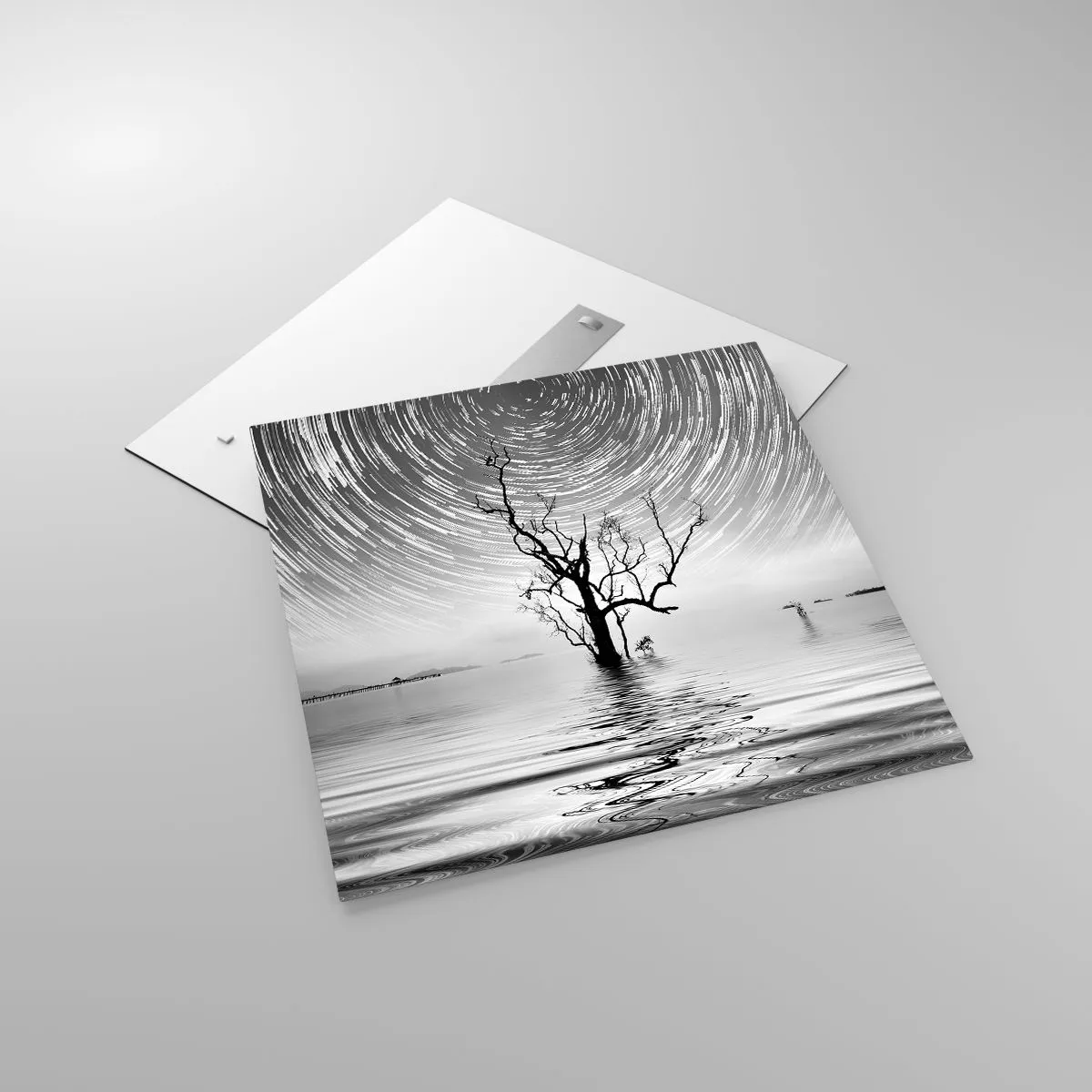 Glastavla - Bild på glas - Naturens symfoni - 70x70 cm