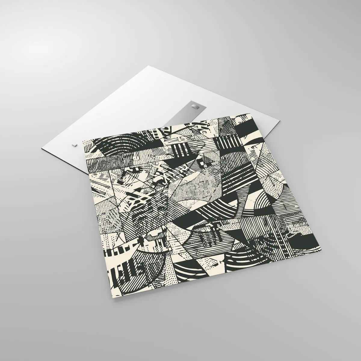 Glass picture - Dynamics of Contemporaneity - 70x70 cm