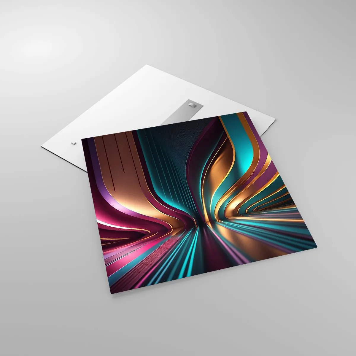 Üveg kép - A fény építészete - 70x70 cm