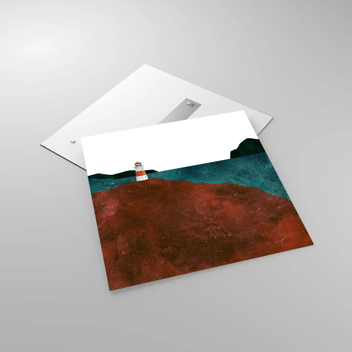 Üveg kép - A tengerre bámulva - 70x70 cm