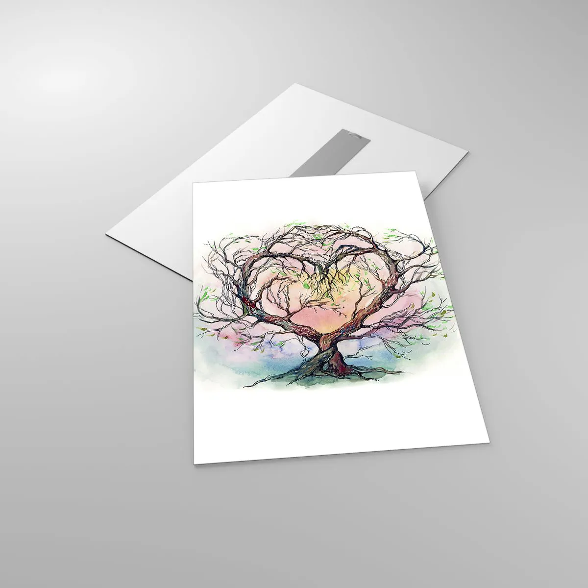 Glass picture - Together Against the Wind - 50x70 cm