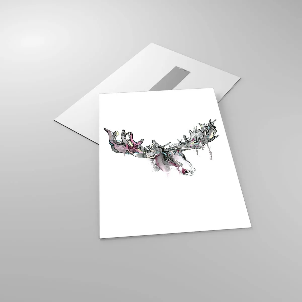 Glass picture - Crown of the King of the Forest - 50x70 cm