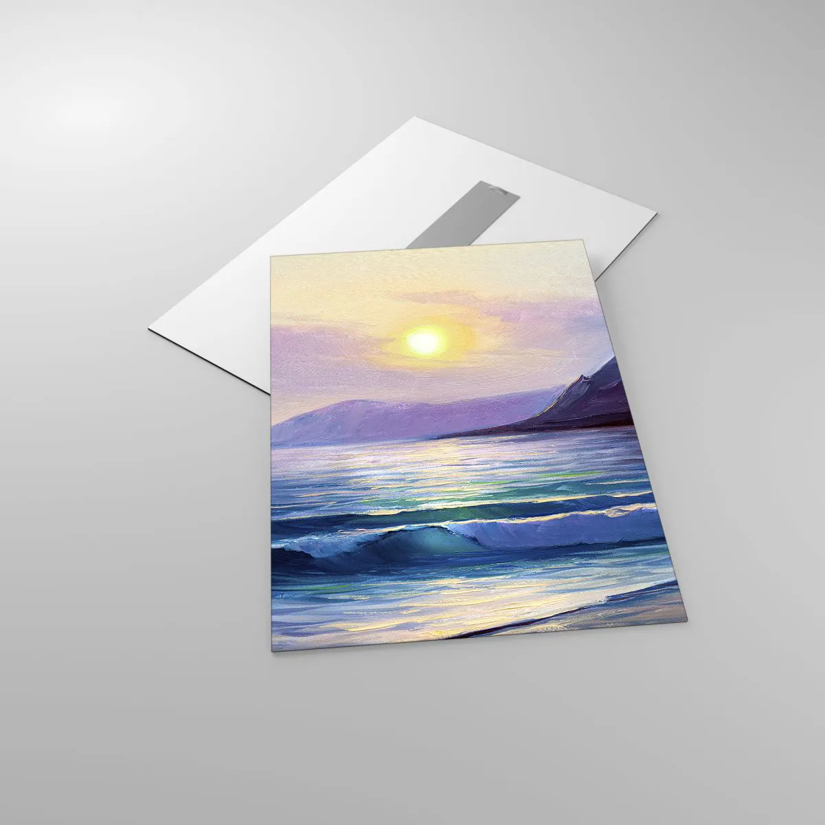 Glass picture - Crystal of Water and Air - 50x70 cm