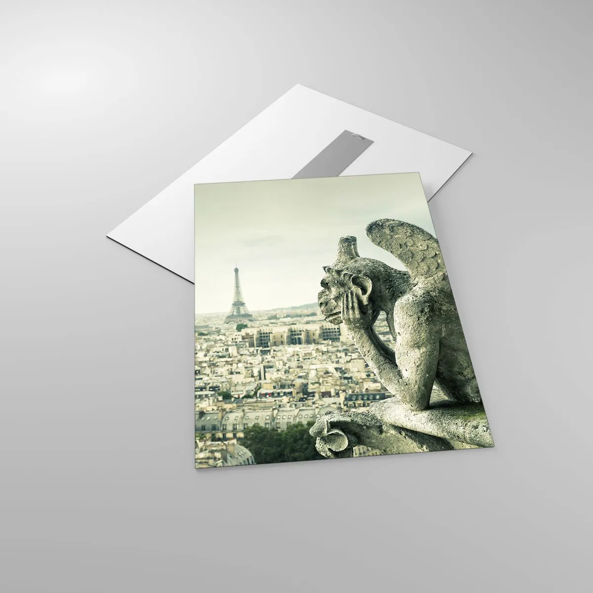 Üveg kép - Párizsi csevegés - 50x70 cm