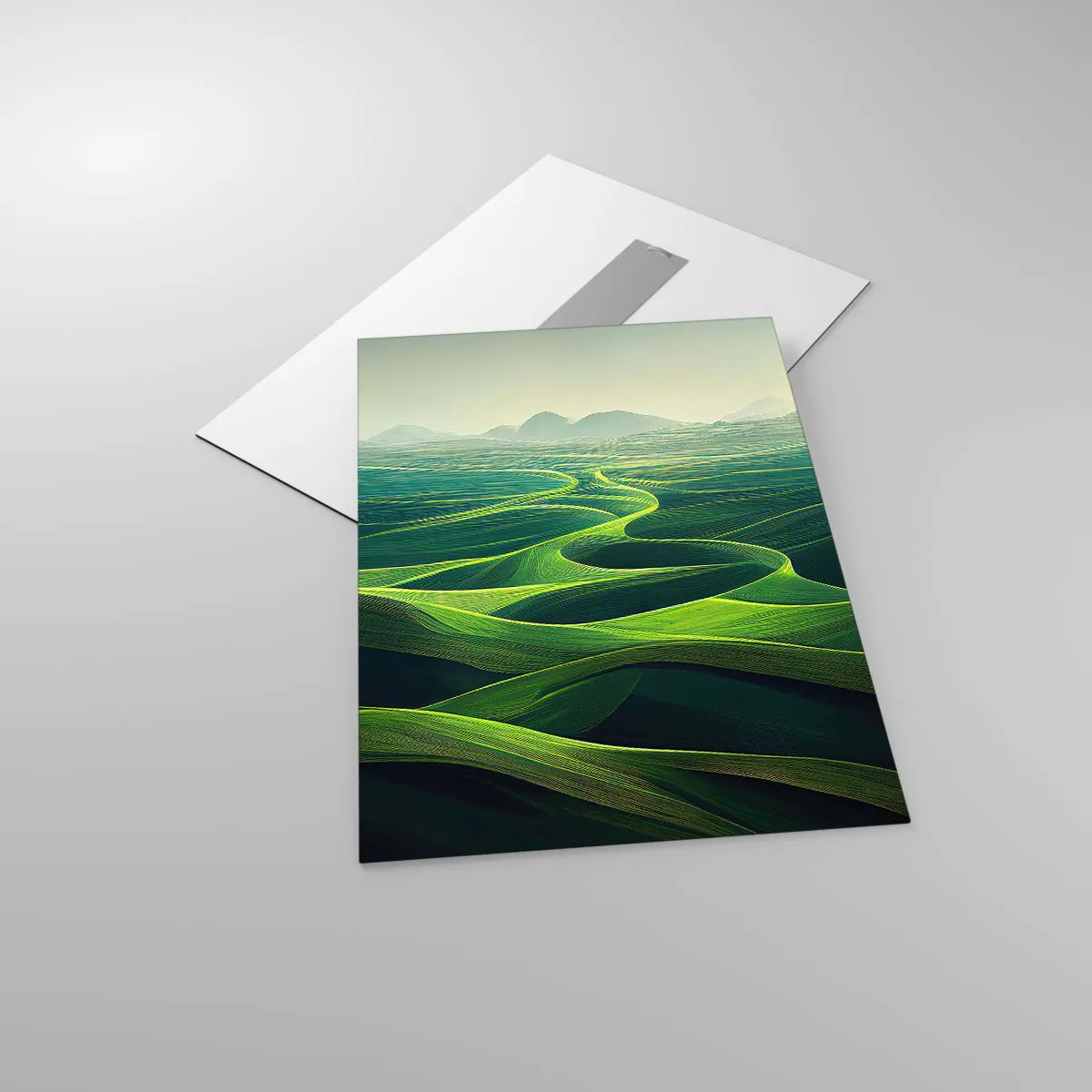 Üveg kép - Zöld völgyekben - 50x70 cm