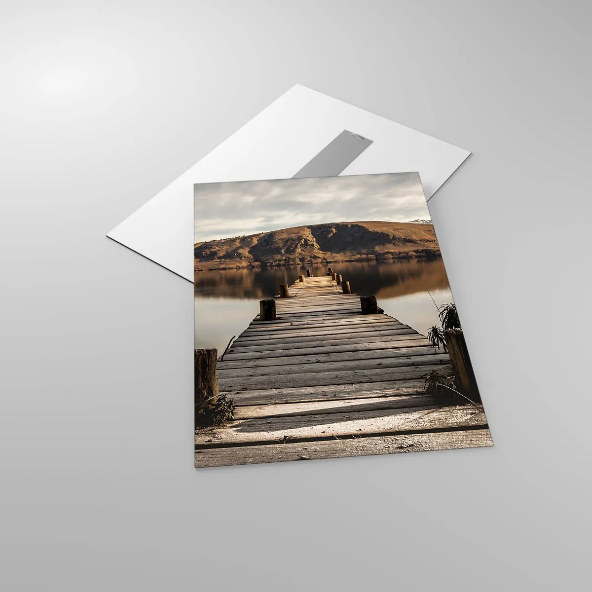 Obraz na skle - Krajina v tichu - 50x70 cm