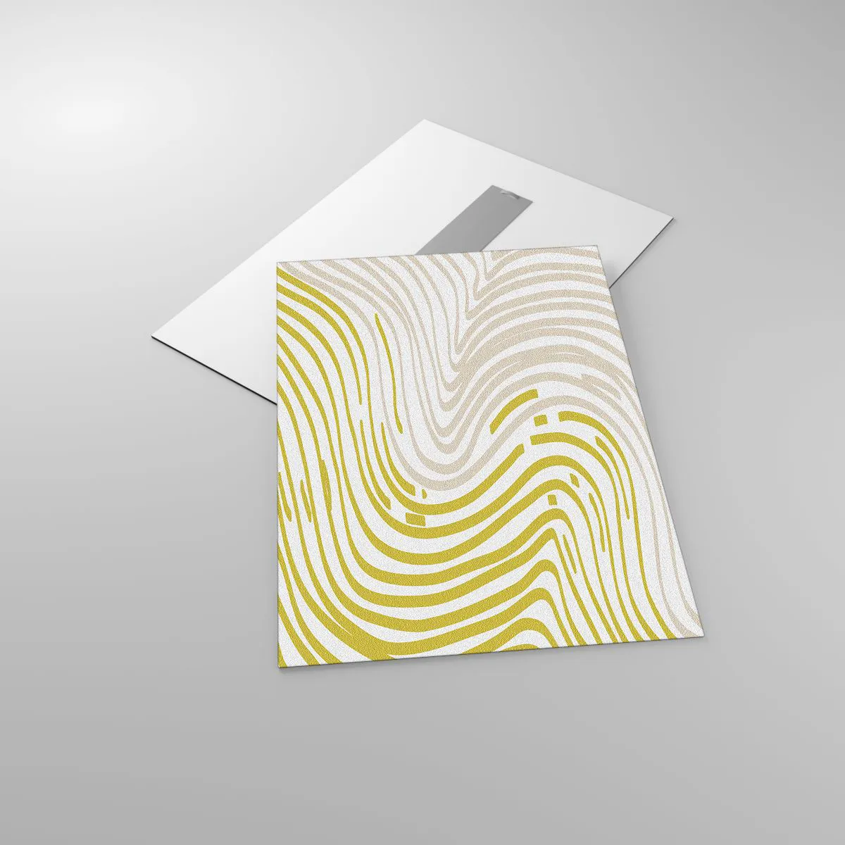 Obraz na skle - Kompozice s mírným ohybem - 50x70 cm