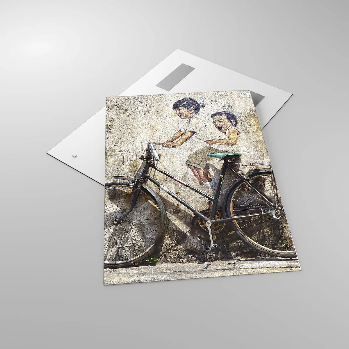 Üveg kép - Igaz, vagy hamis? - 70x100 cm