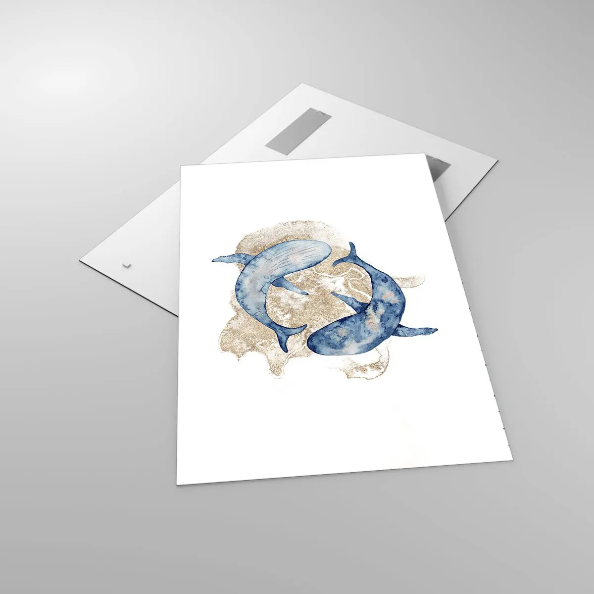 Tablou pe sticlă - Prietenie sau iubire? - 70x100 cm