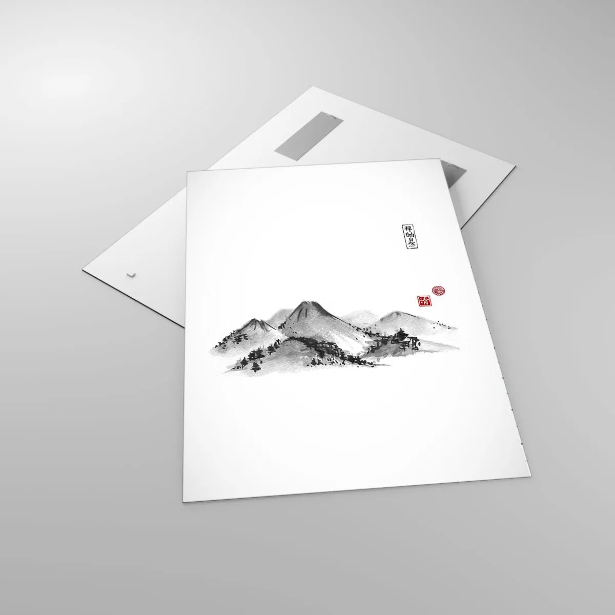 Glass picture - Further and Further - 70x100 cm