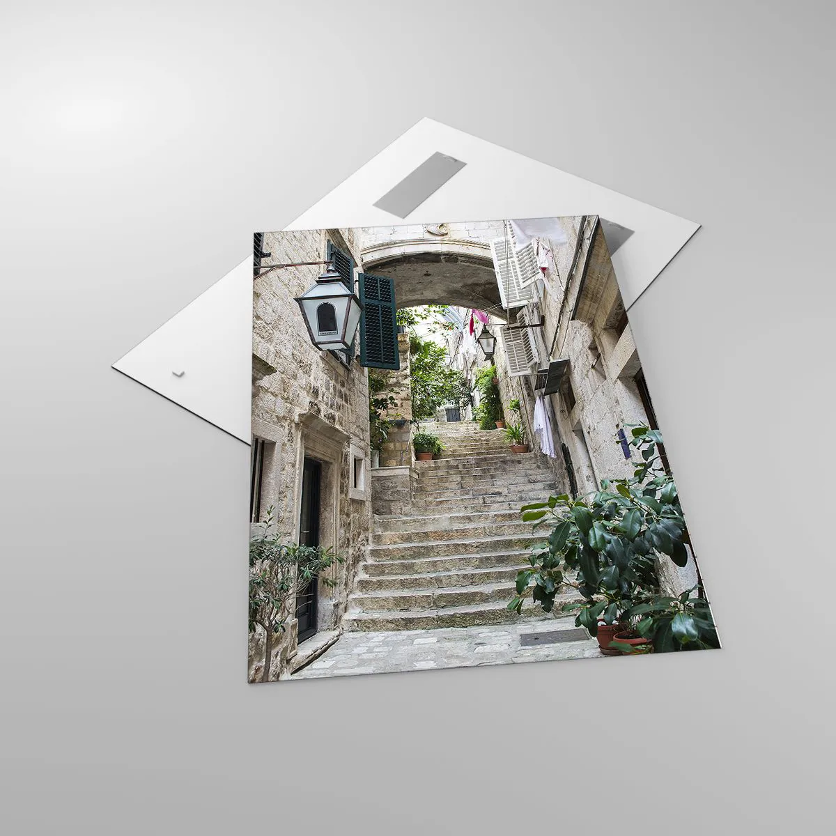 Quadro su vetro - Angolo affascinante - 70x100 cm