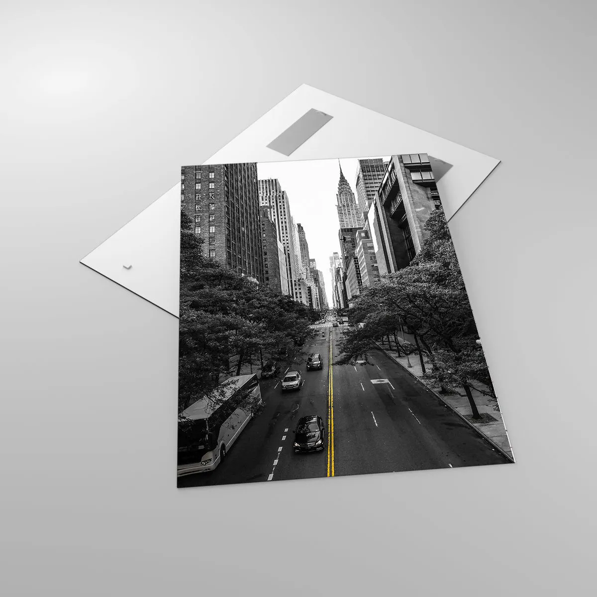 Obraz na skle - Newyorské ráno - 70x100 cm