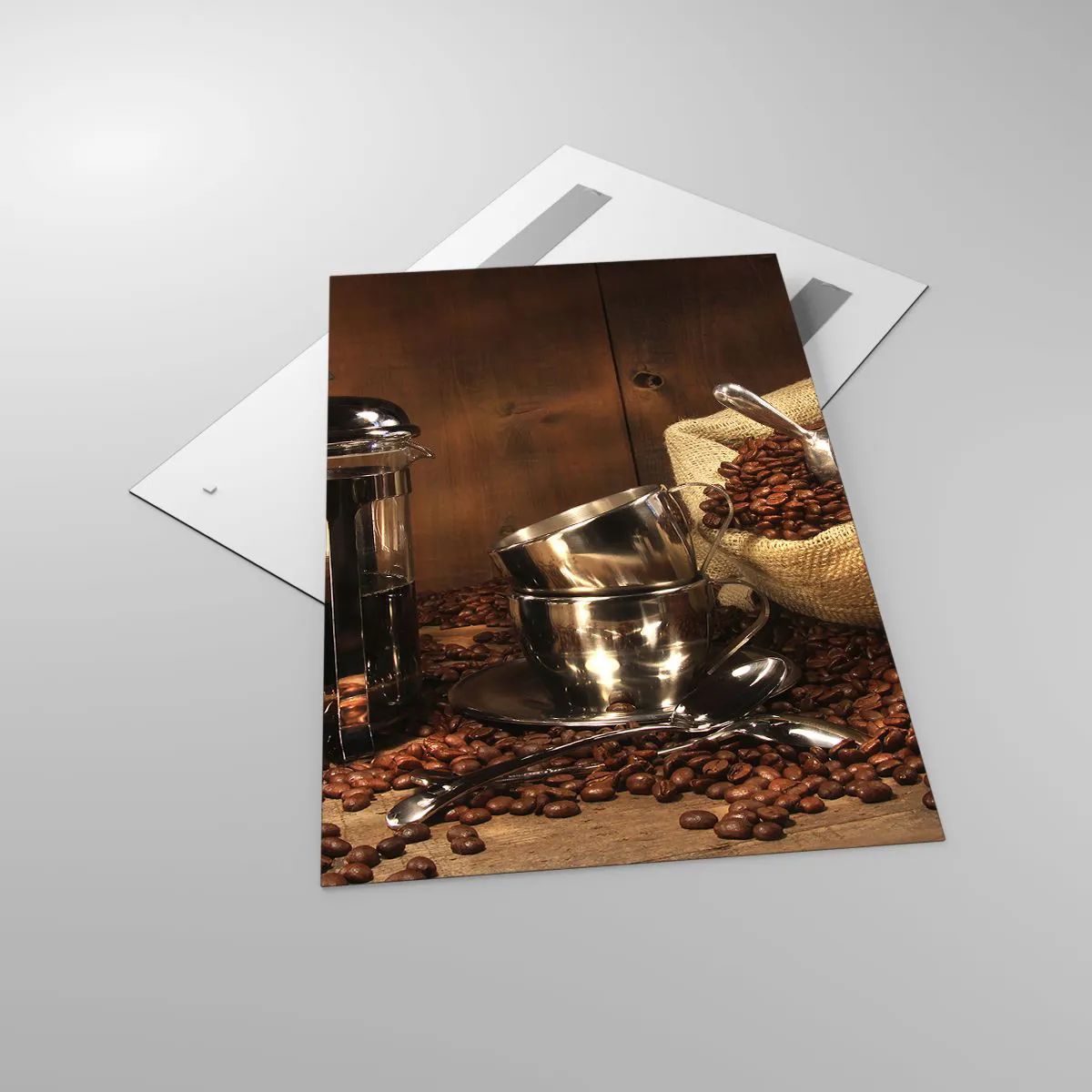 Obraz na skle - Kouzlo kávy - aroma a chuť - 80x120 cm