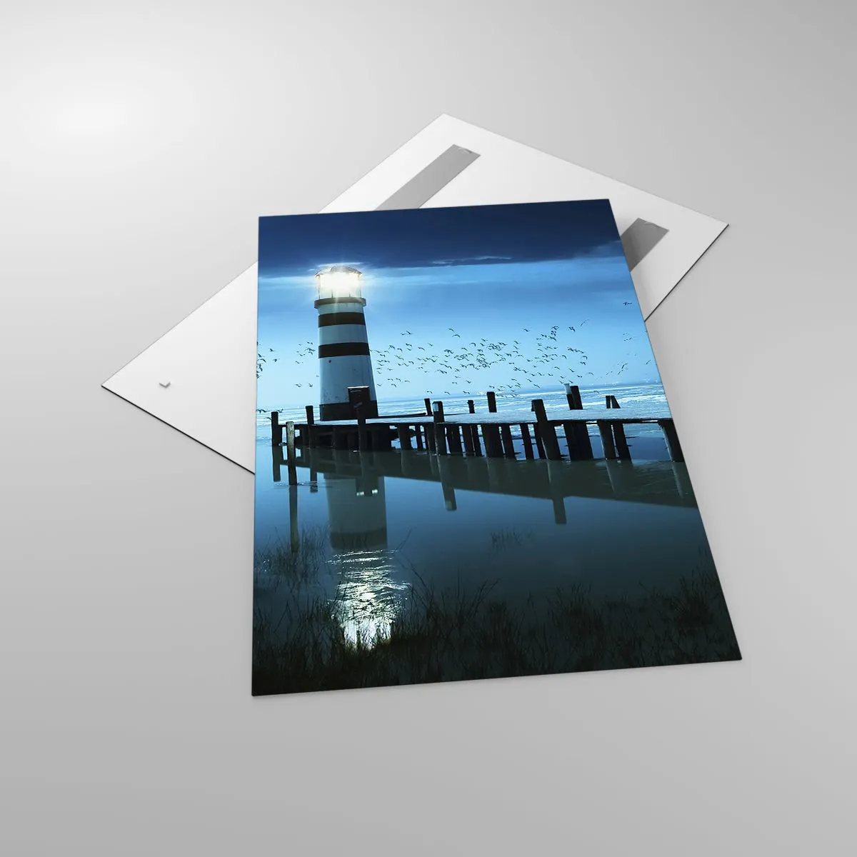 Tablou pe sticlă - Și nu ți-e frică de întuneric - 80x120 cm