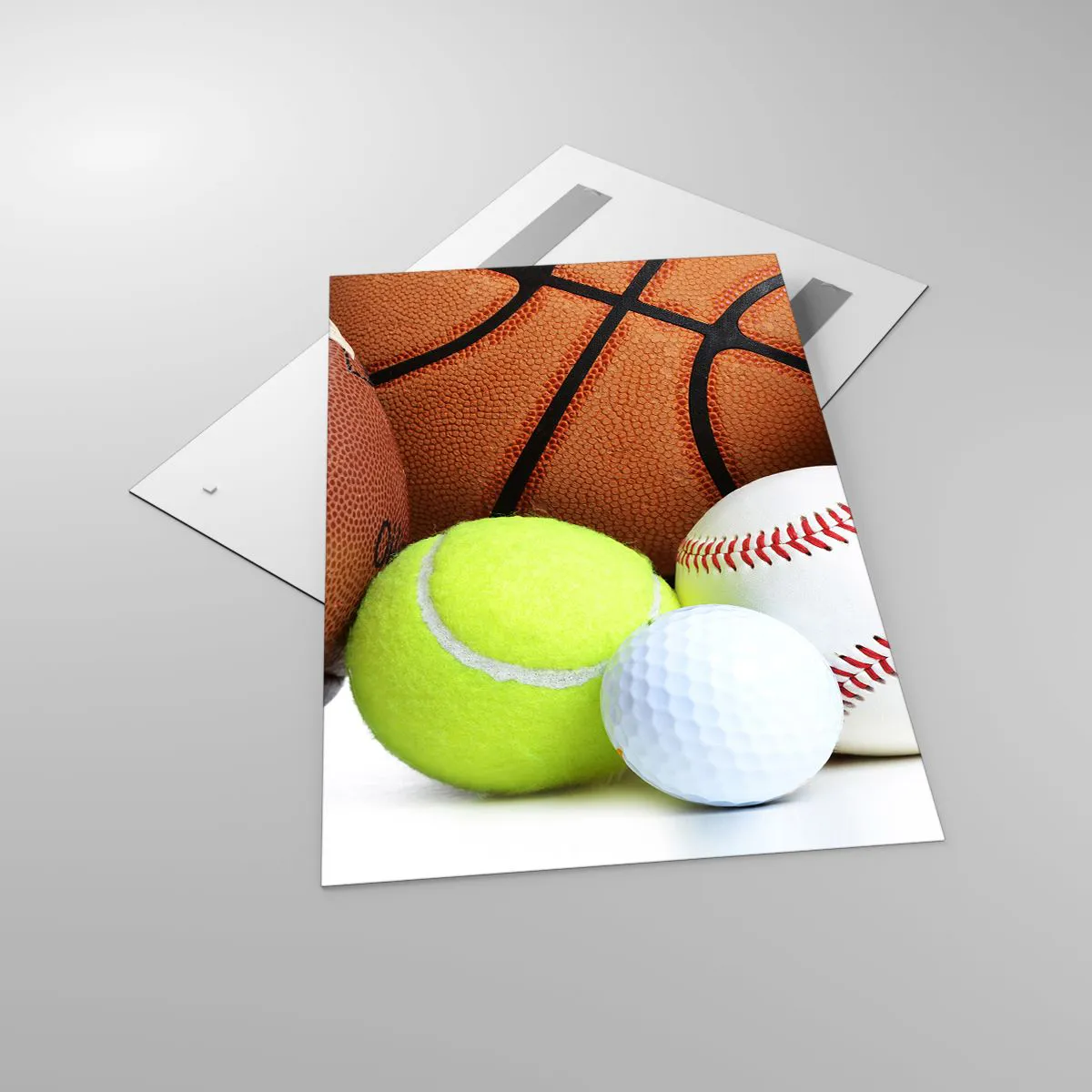 Glass picture - Football Unites Us - 80x120 cm