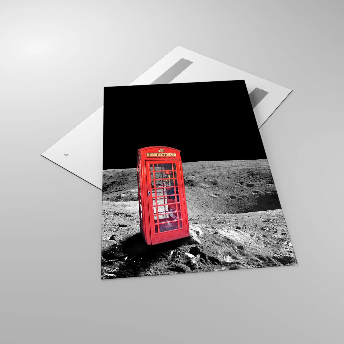 Obraz na skle - Kozmický žart - 80x120 cm