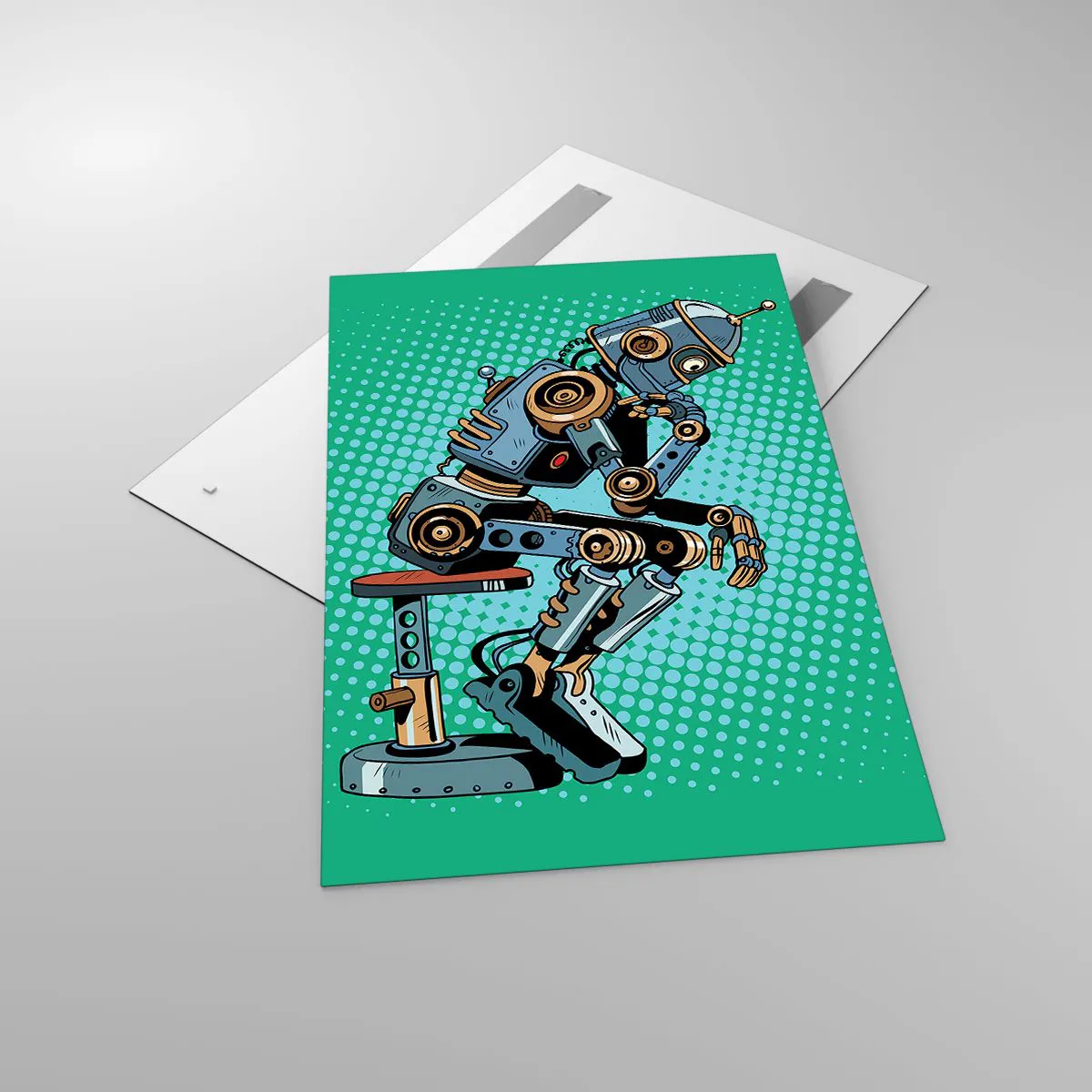 Billede på glas - Over essensen af at være - 80x120 cm