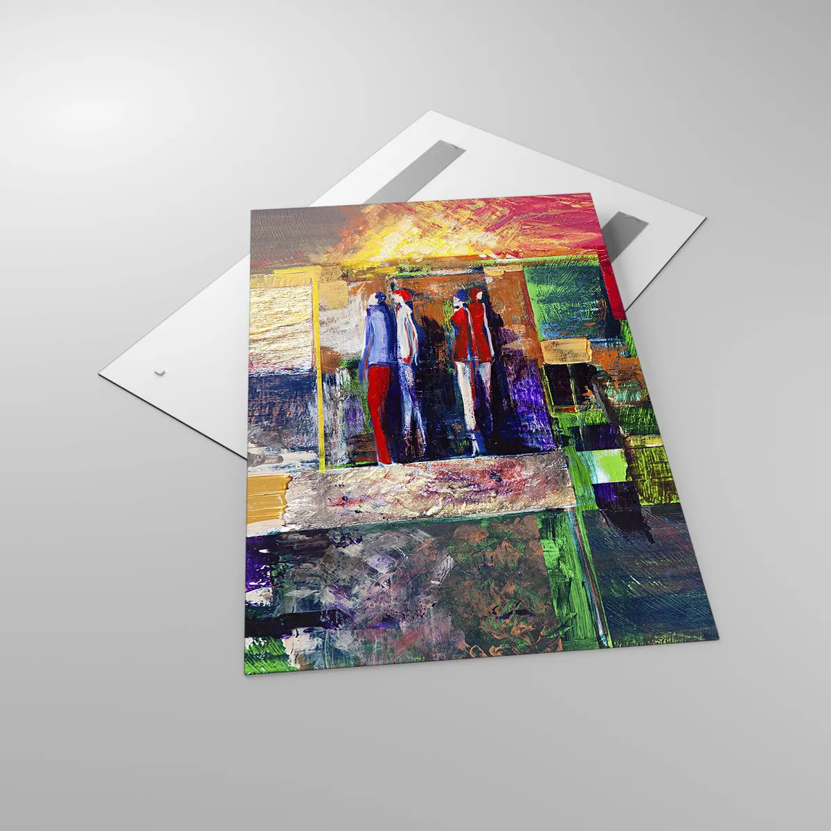 Obraz na skle - Vztahy a emoce - 80x120 cm