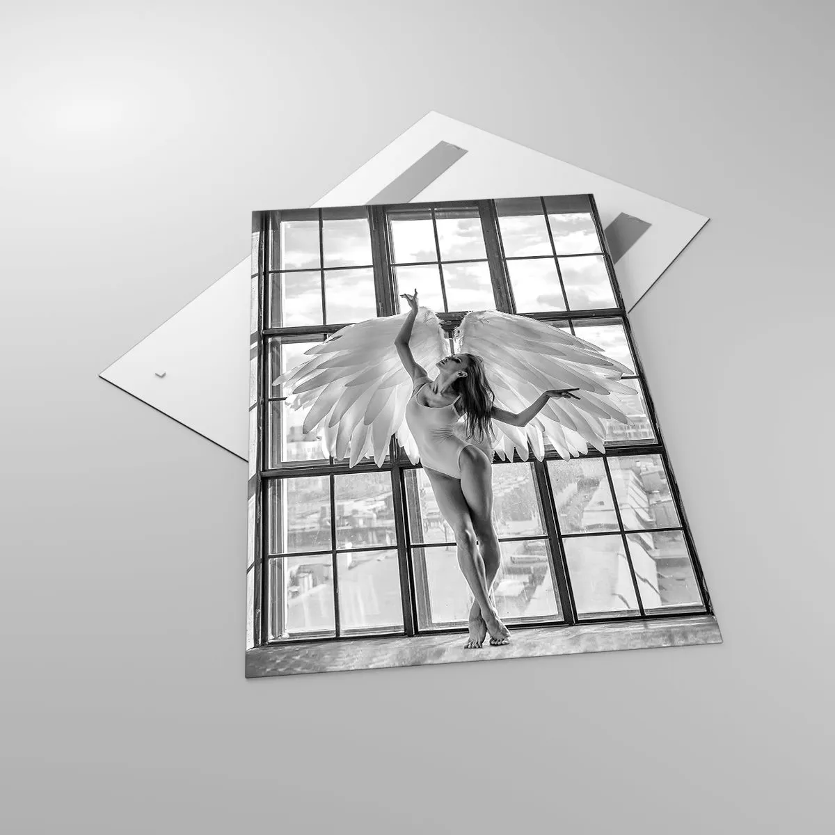 Quadro em vidro - Cidade dos Anjos? - 80x120 cm