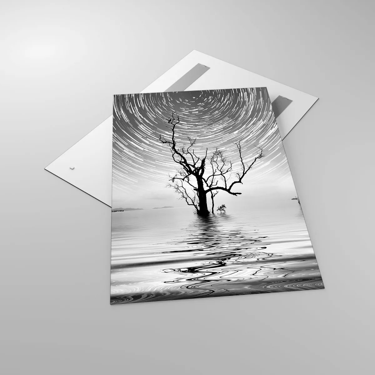 Glastavla - Bild på glas - Naturens symfoni - 80x120 cm