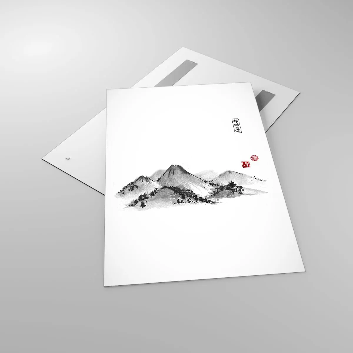 Billede på glas - Langt væk - 80x120 cm