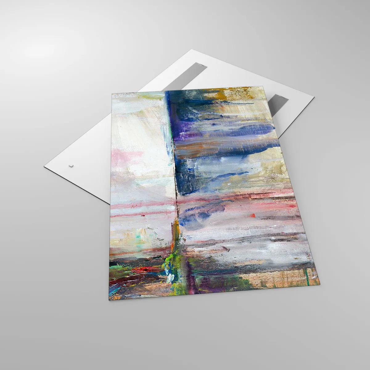 Glass picture - Colourful Impressions an Associations - 80x120 cm