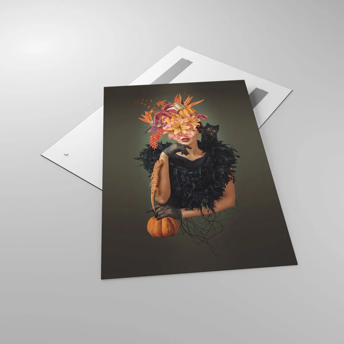 Obraz na skle - Kouzlo čarodějnice - 80x120 cm