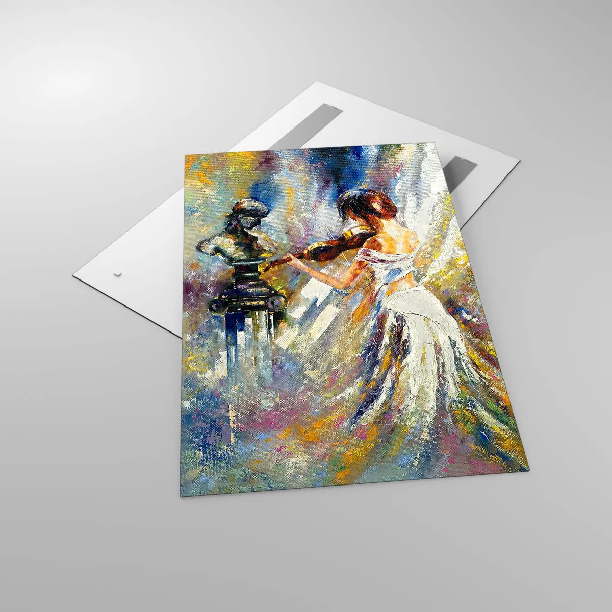 Glass picture - Reviving with a Sentiment - 80x120 cm