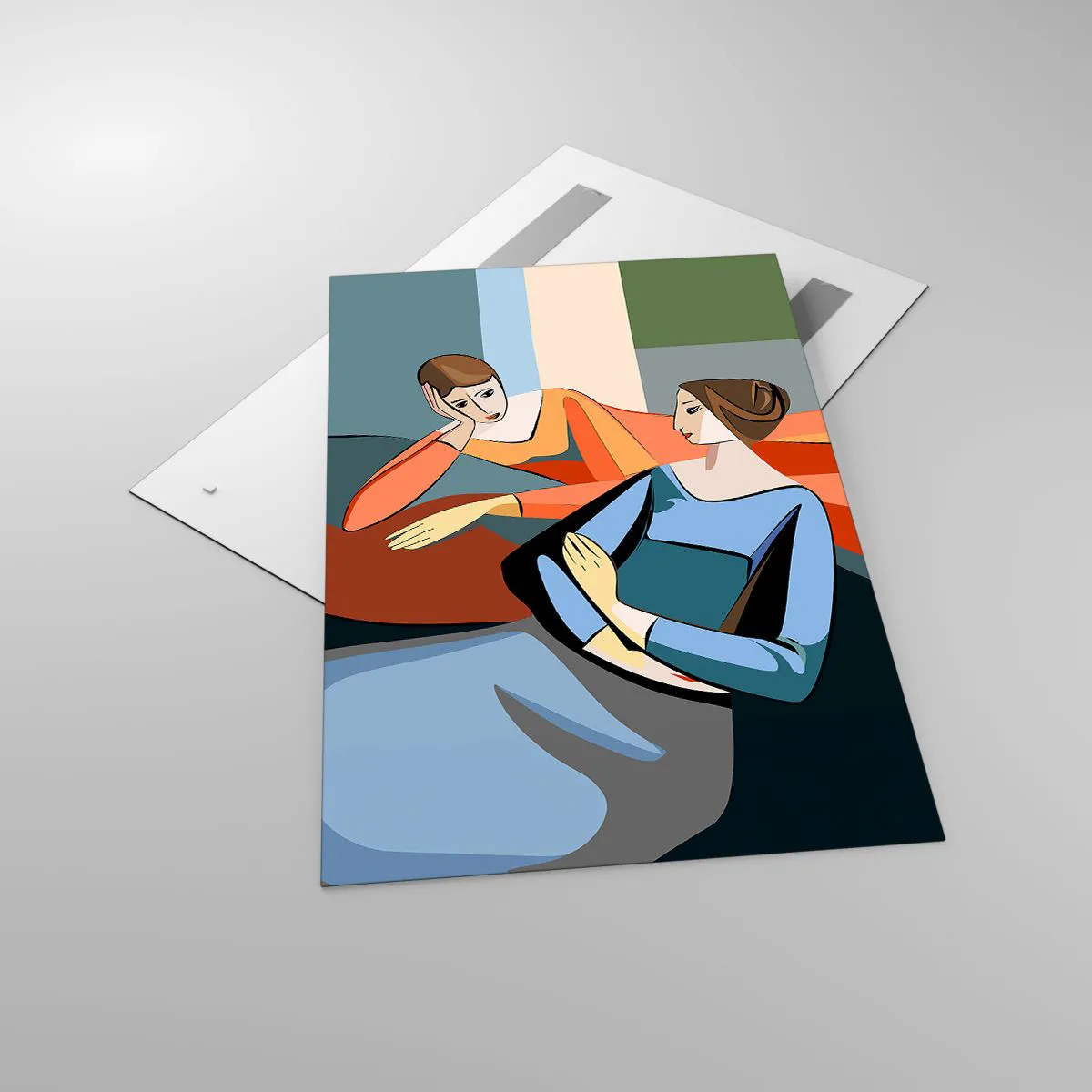 Glass picture - Time for Confession - 80x120 cm