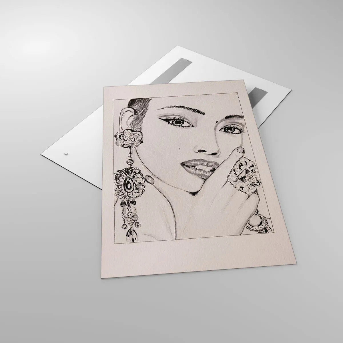 Obraz na skle - Nejkrásnější klenot - 80x120 cm