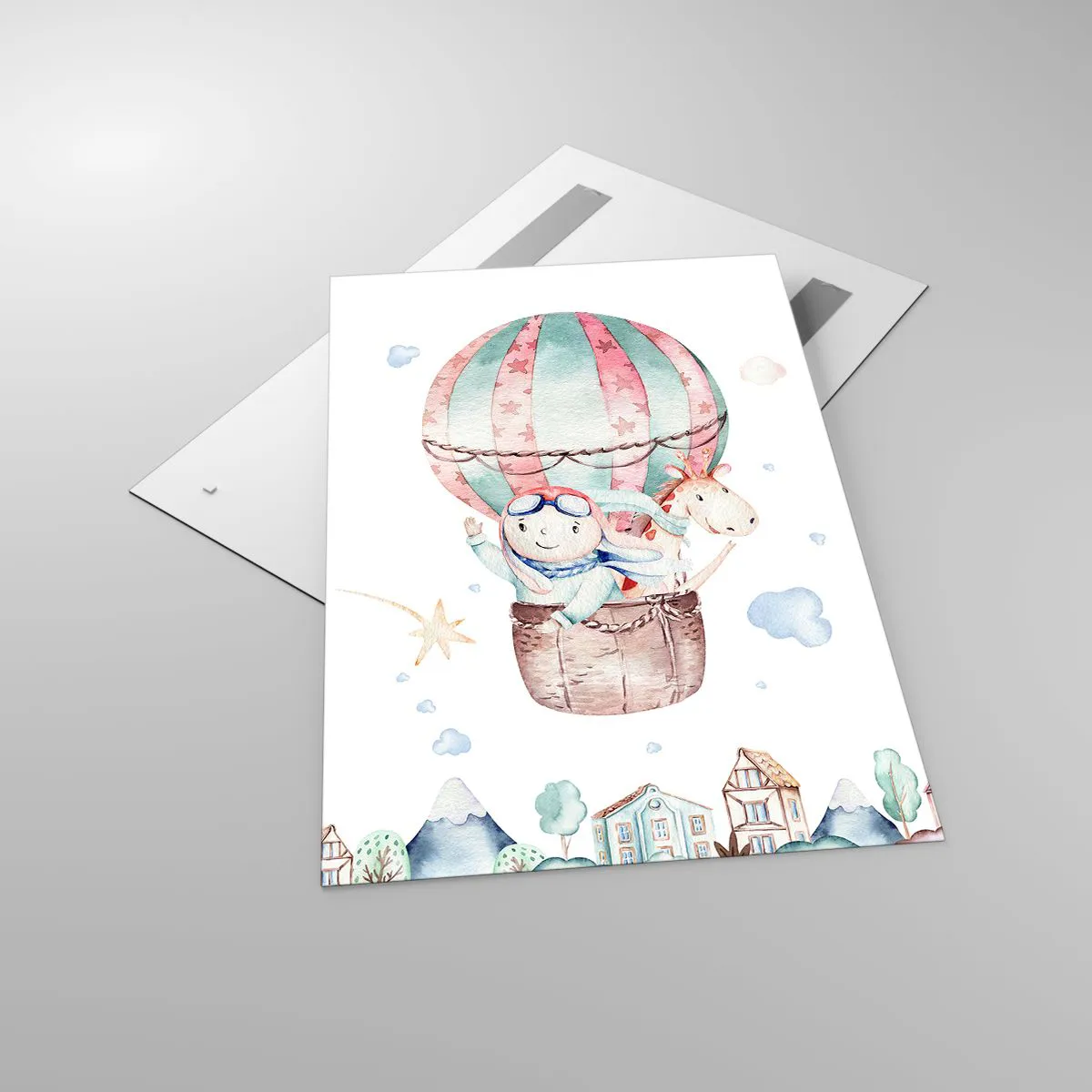 Cuadro sobre vidrio - Impresiones sobre Vidrio - Volveremos pronto - 80x120 cm