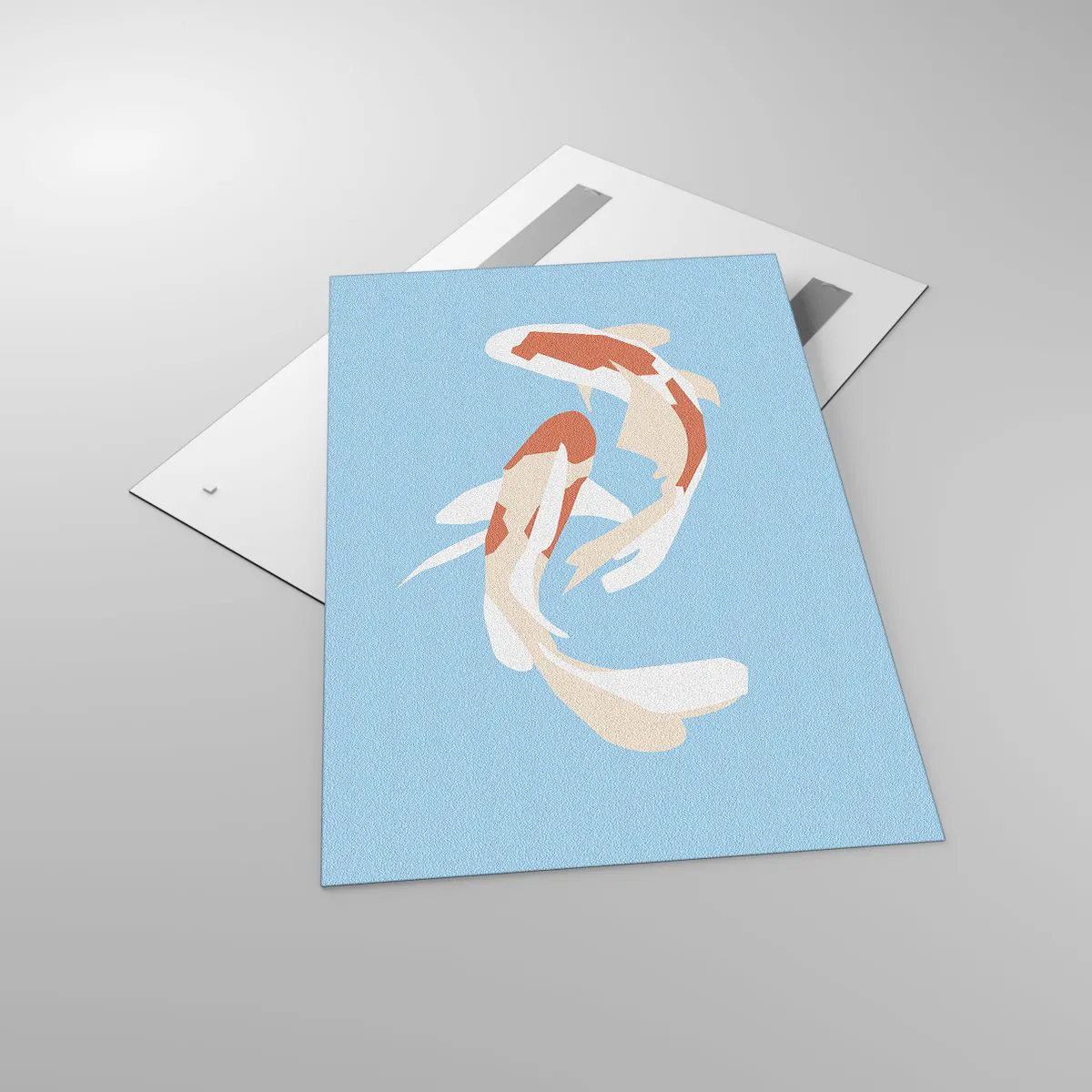 Impression sur verre - Image sur verre - Natation synchronisée spontanée - 80x120 cm