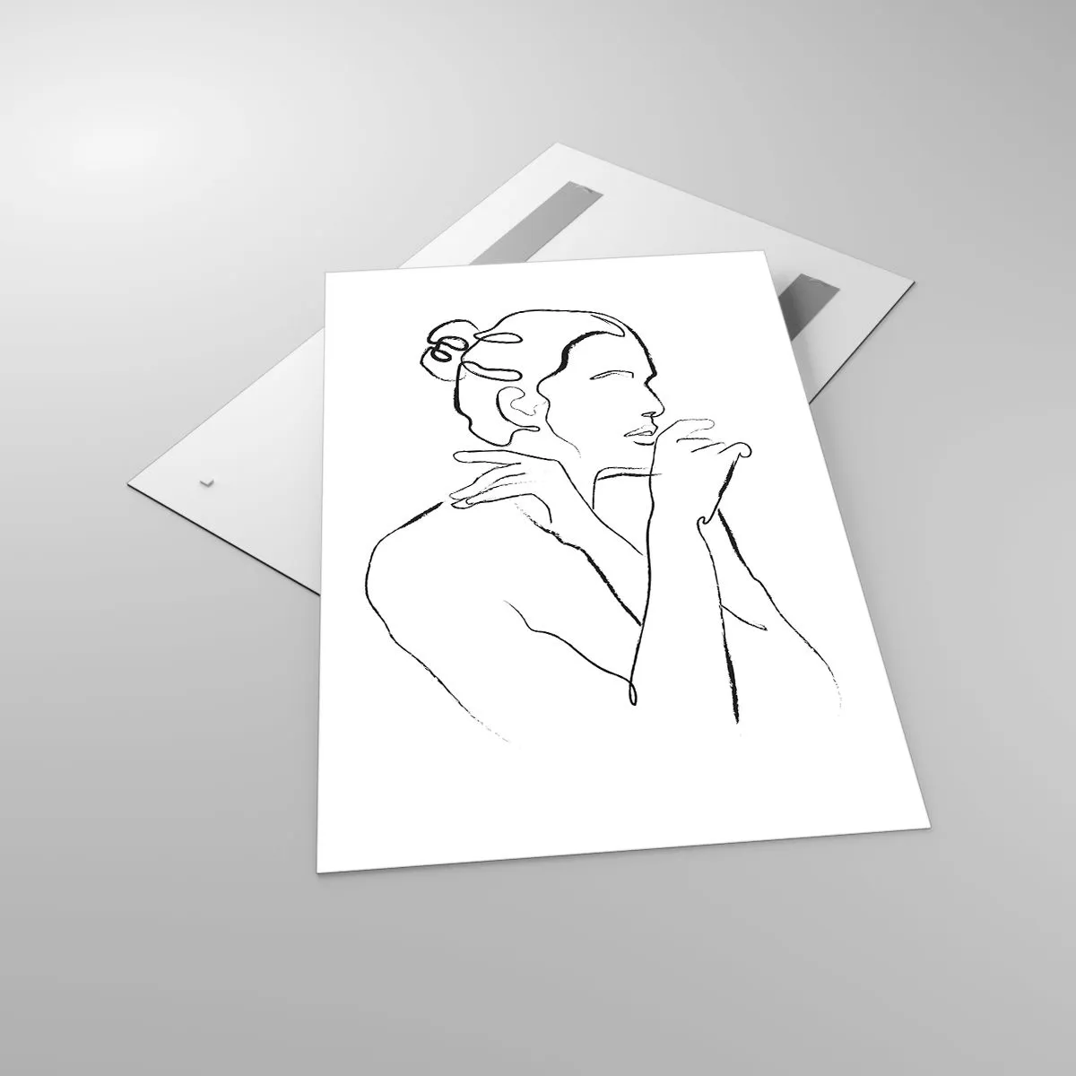 Üveg kép - Akt: érzéki misztérium - 80x120 cm