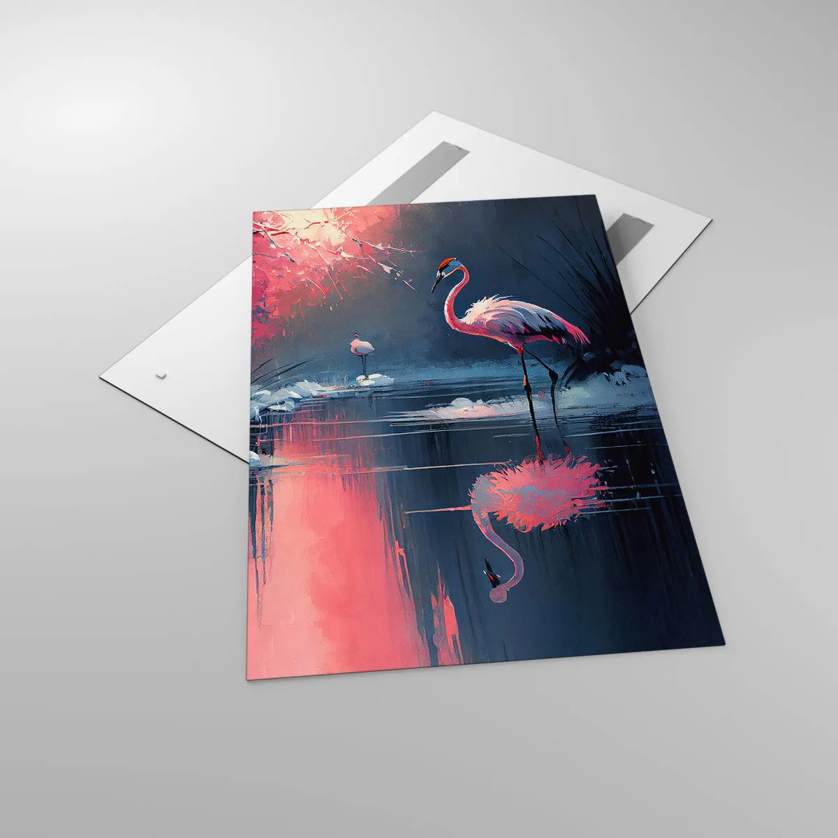 Glass picture - Bird Retreat - 80x120 cm