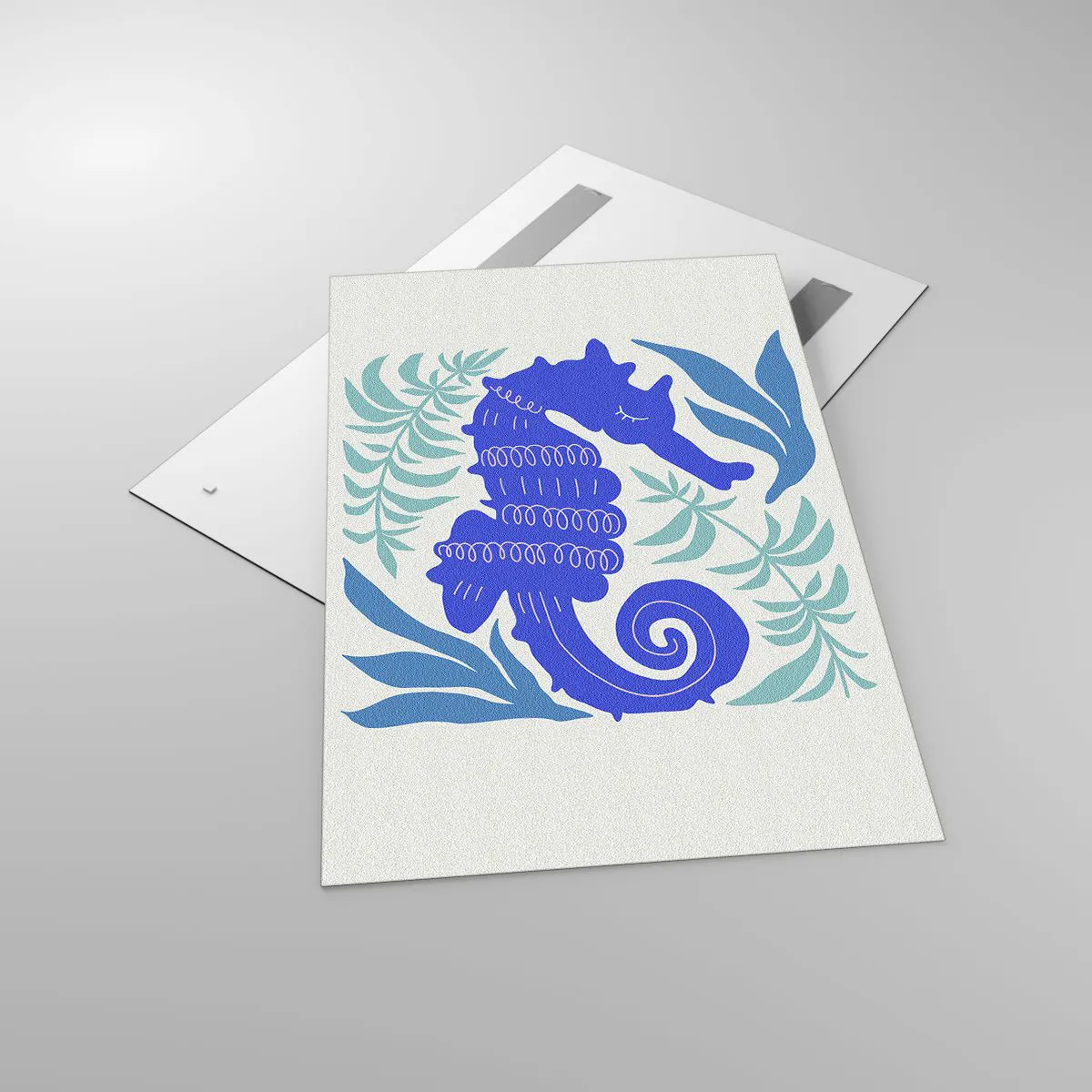 Glass picture - In Underwater Meadow - 80x120 cm