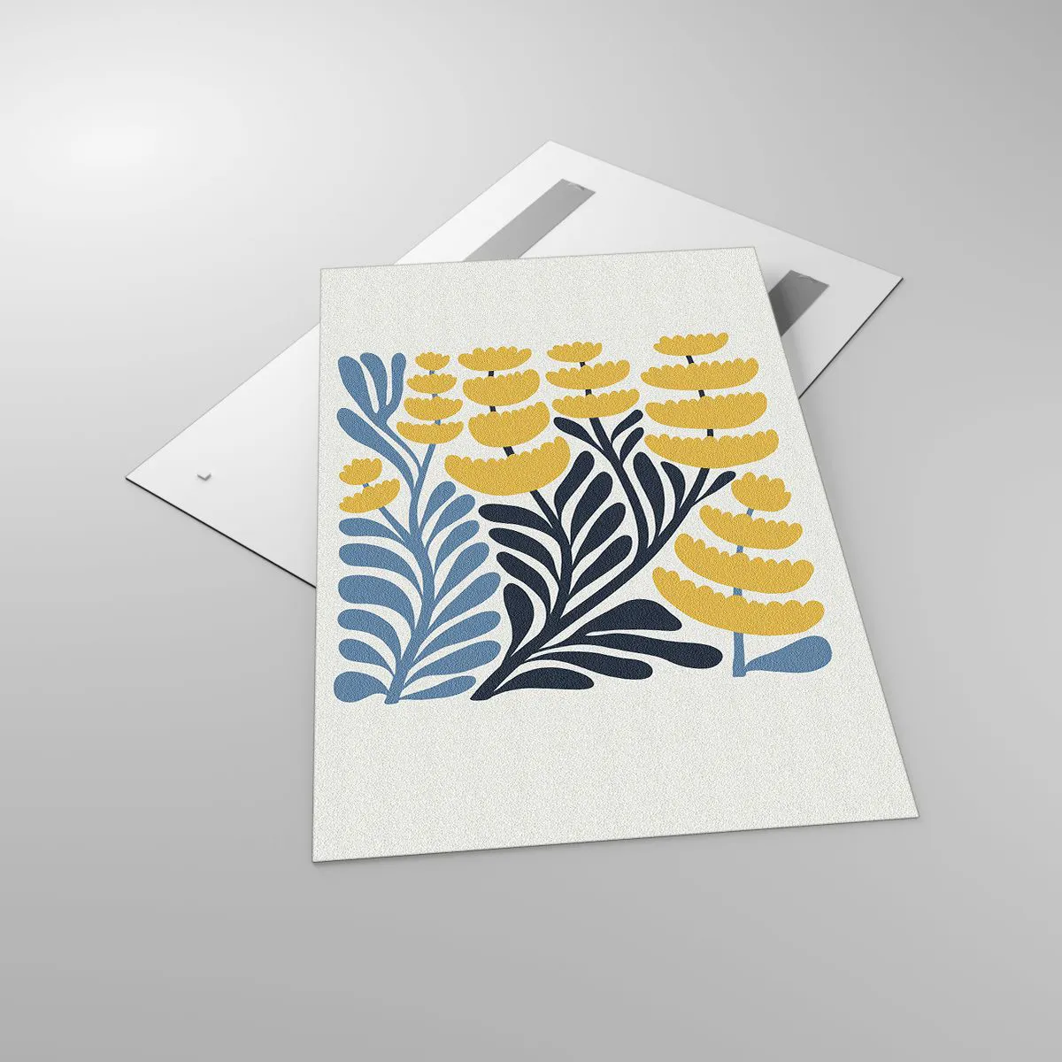 Obraz na skle - Slnečný záhon - 80x120 cm