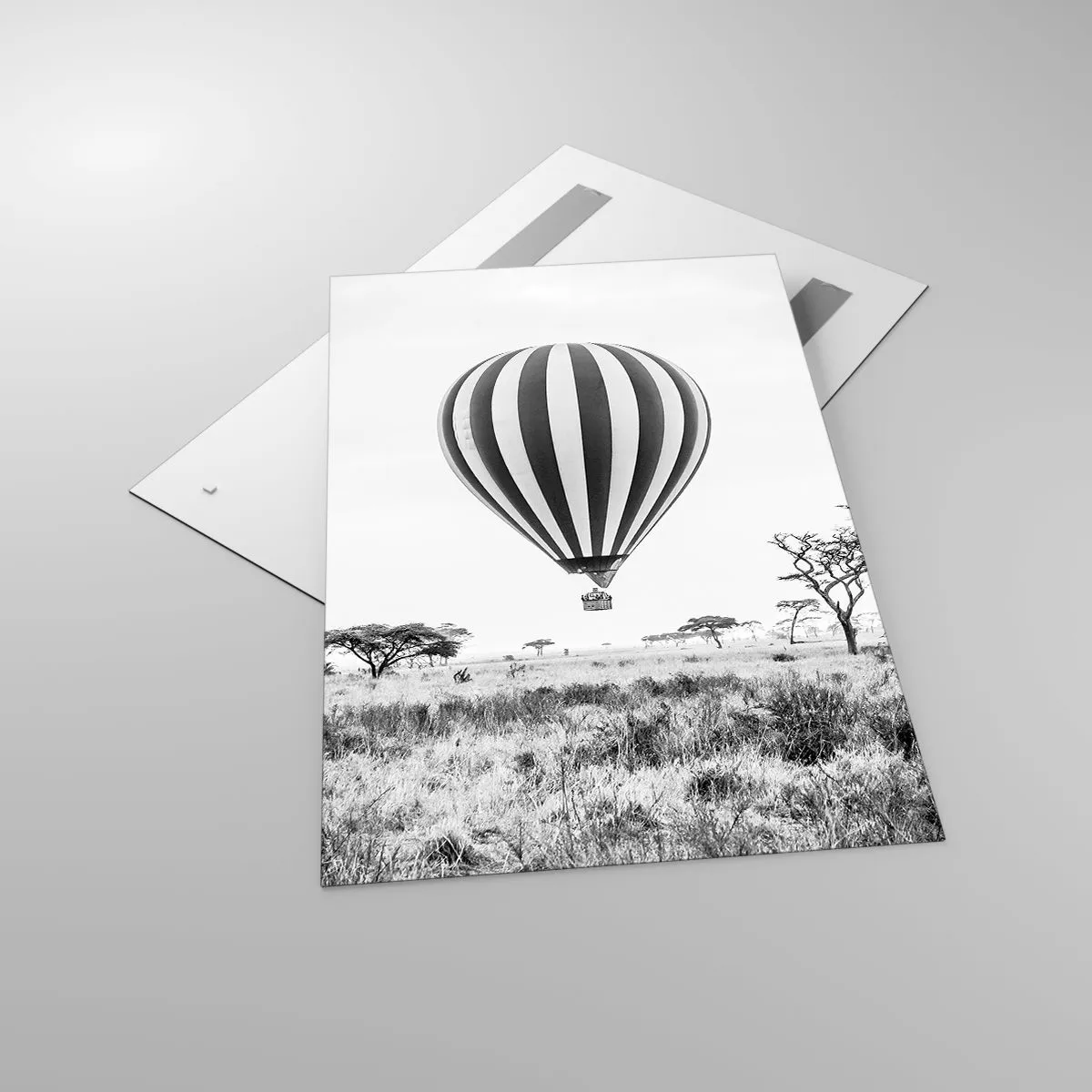 Quadro su vetro - Sulla savana - 80x120 cm