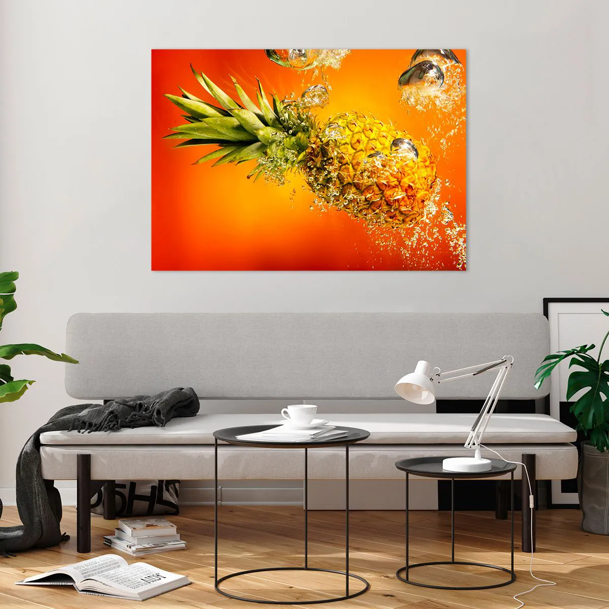 Glass picture - Tropical Juicy Freshness - 100x70 cm