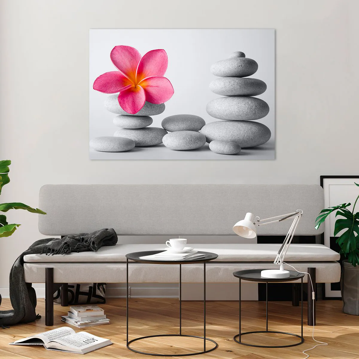 Üveg kép - Kő a kövön, és ezen a kövön... - 100x70 cm