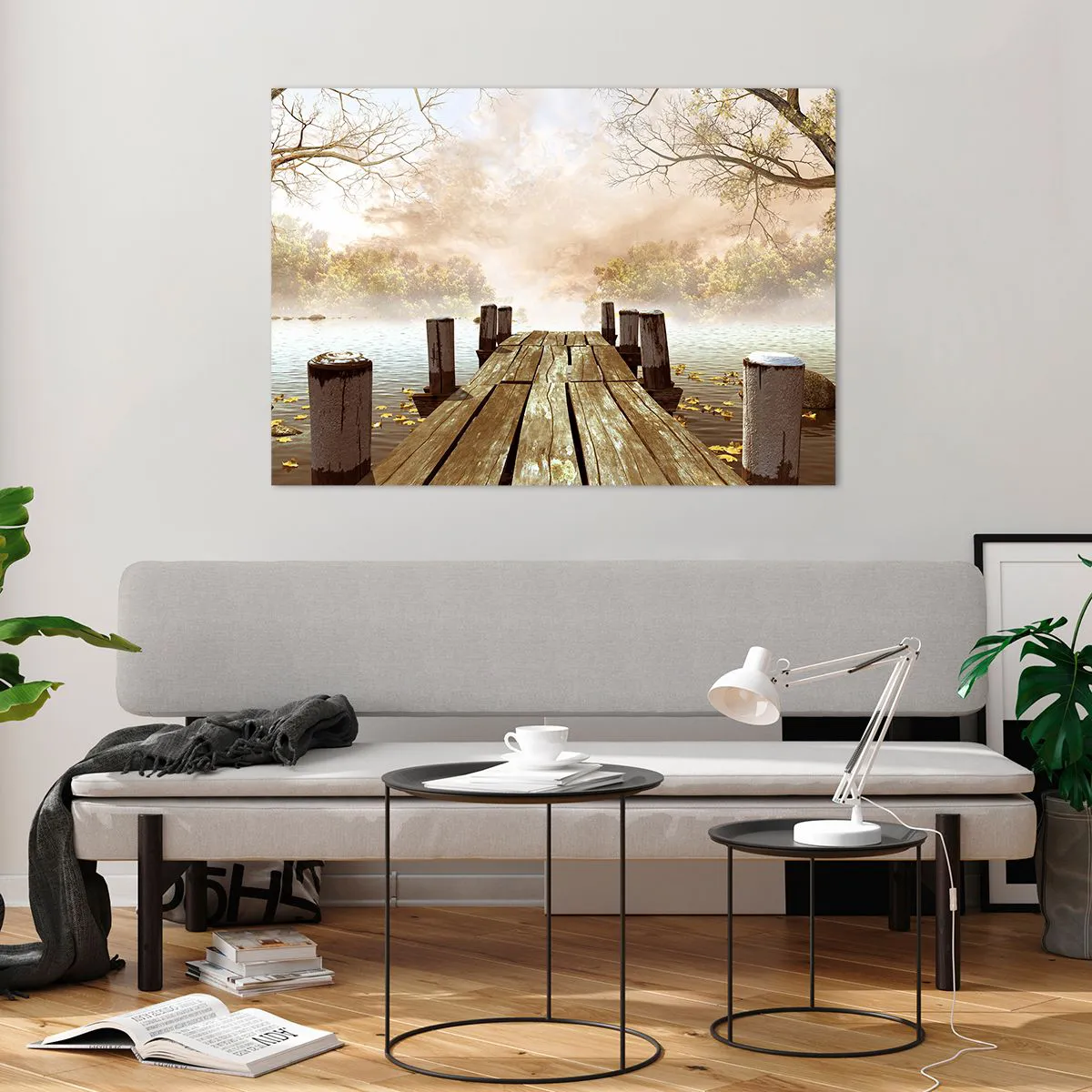 Üveg kép - Az ősz enyhe szomorúsága - 100x70 cm