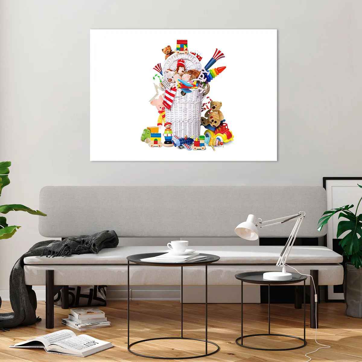 Obraz na skle - Poklady dieťatka - 100x70 cm