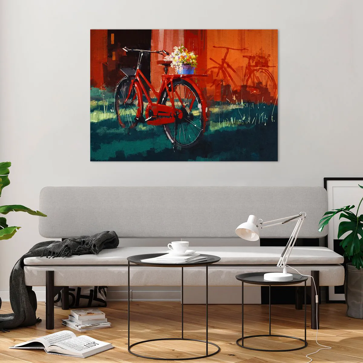 Üveg kép - I want to ride my bicycle - 100x70 cm