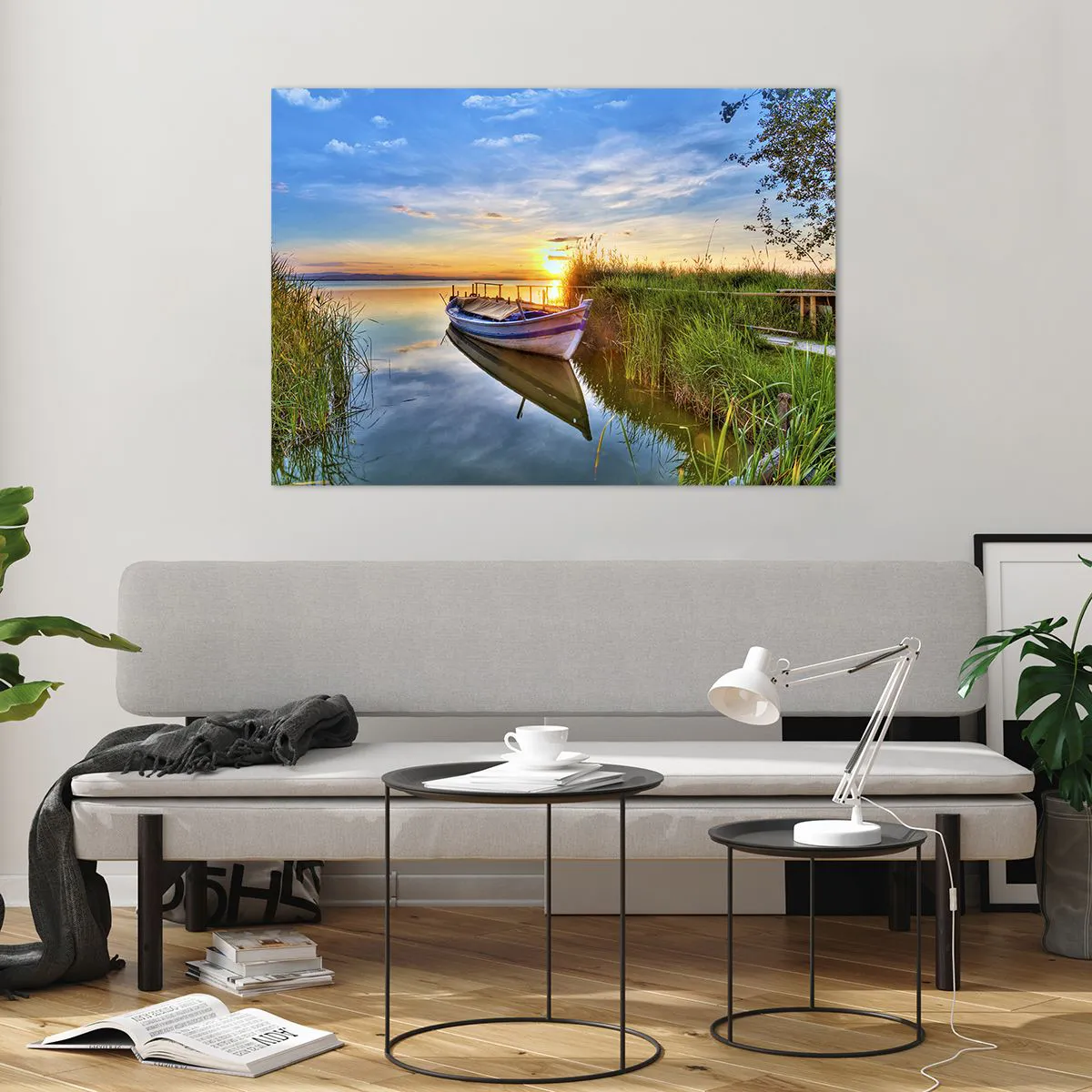 Tablou pe sticlă - Golfulețul viselor împlinite - 100x70 cm