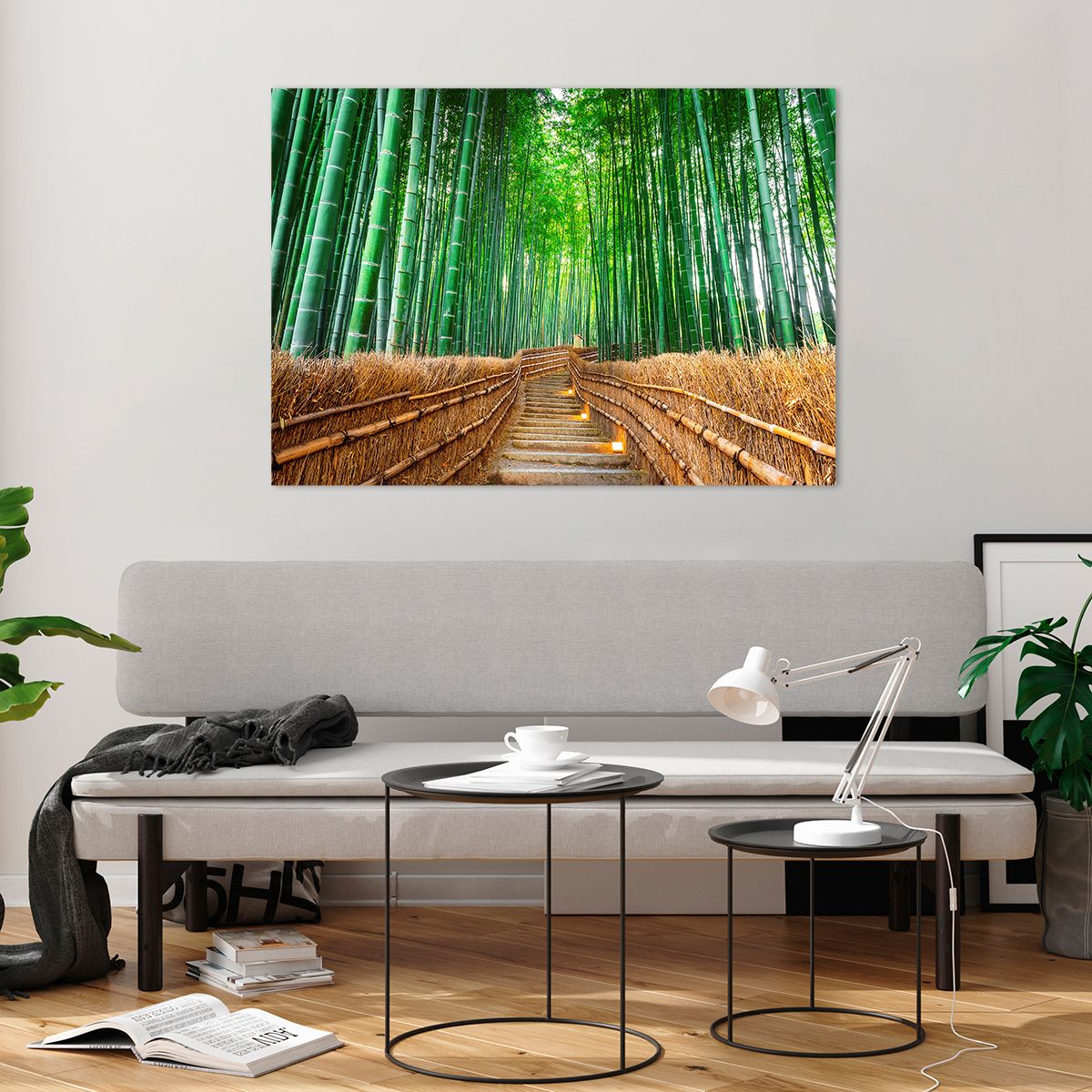 Bild på glas Bambu, Bild på glas Bambuskog, Bild på glas Natur, Bild på glas Landskap, Bild på glas Asien