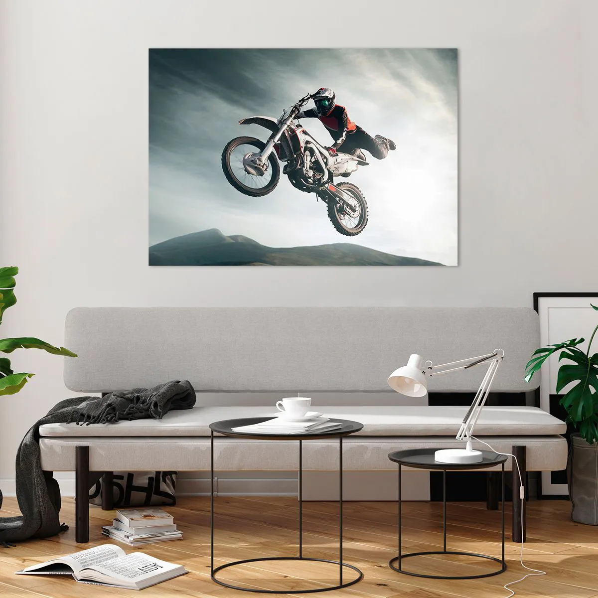 Glass picture - No Risk, No Fun - 100x70 cm