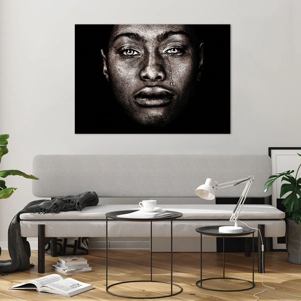 Üveg kép - Egy könnycsepp - 100x70 cm